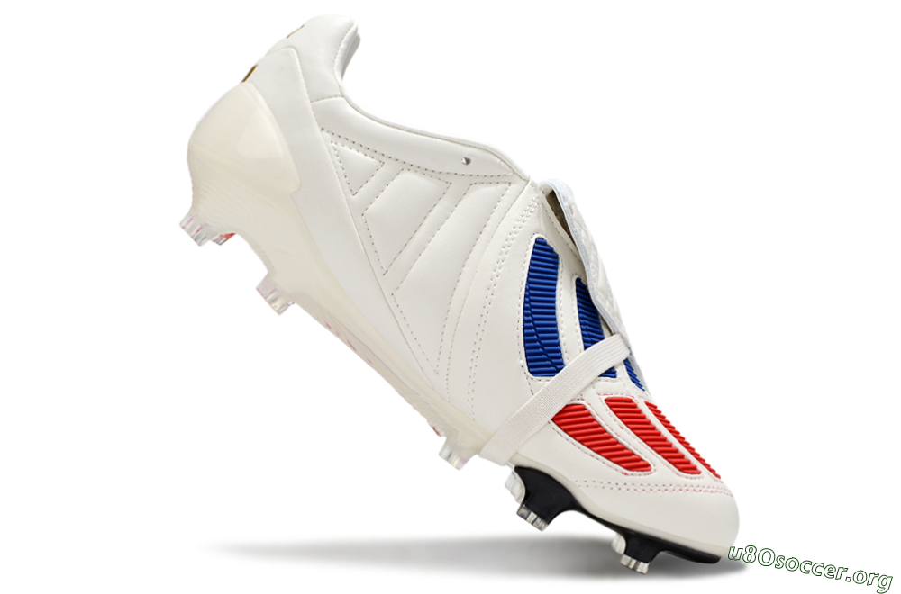 Kith x Adidas Predator Mania Foldover Tongue FG Football Boots - White/Red/Black 4