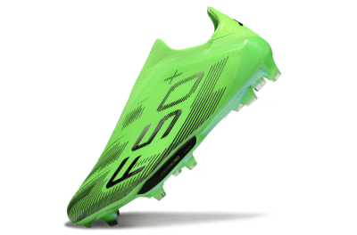 Adidas F50+ Elite Lightstrike Pro Laceless FG Football Boots - Green/Black