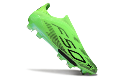 Adidas F50+ Elite Lightstrike Pro Laceless FG Football Boots - Green/Black