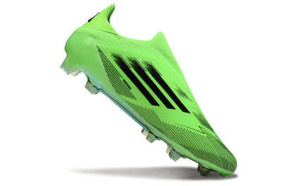 Adidas F50 Elite Laceless FG Football Boots - Green/Black