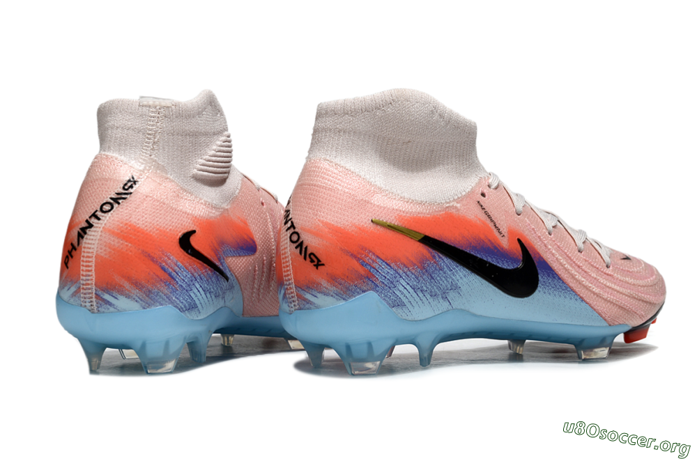 Nike Phantom Luna Elite FG Football Boots - Pink/Red/Blue 6