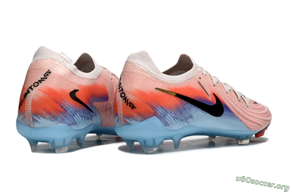 Nike Phantom GX 2 Elite FG Football Boots - Pink/Red/Blue 6