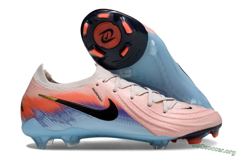 Nike Phantom GX 2 Elite FG Football Boots - Pink/Red/Blue 2