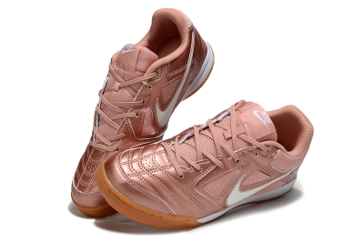 Supreme x Nike SB Gato IC Football Shoes - Gold/White/Brown