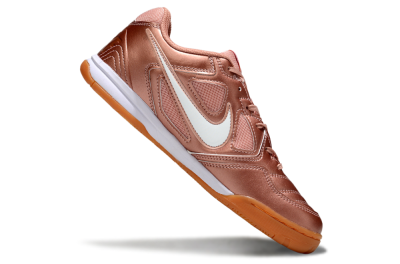 Supreme x Nike SB Gato IC Football Shoes - Gold/White/Brown