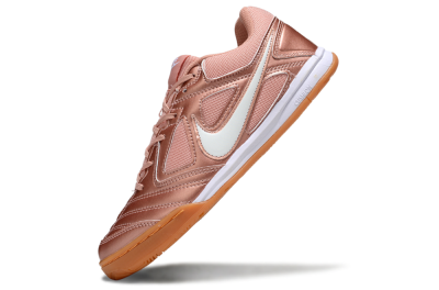 Supreme x Nike SB Gato IC Football Shoes - Gold/White/Brown
