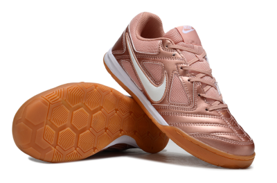 Supreme x Nike SB Gato IC Football Shoes - Gold/White/Brown