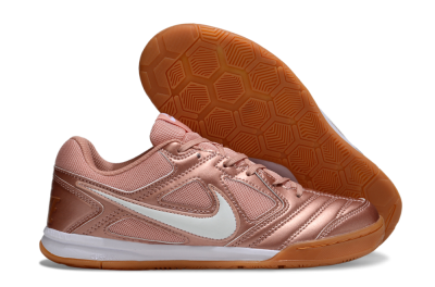 Supreme x Nike SB Gato IC Football Shoes - Gold/White/Brown