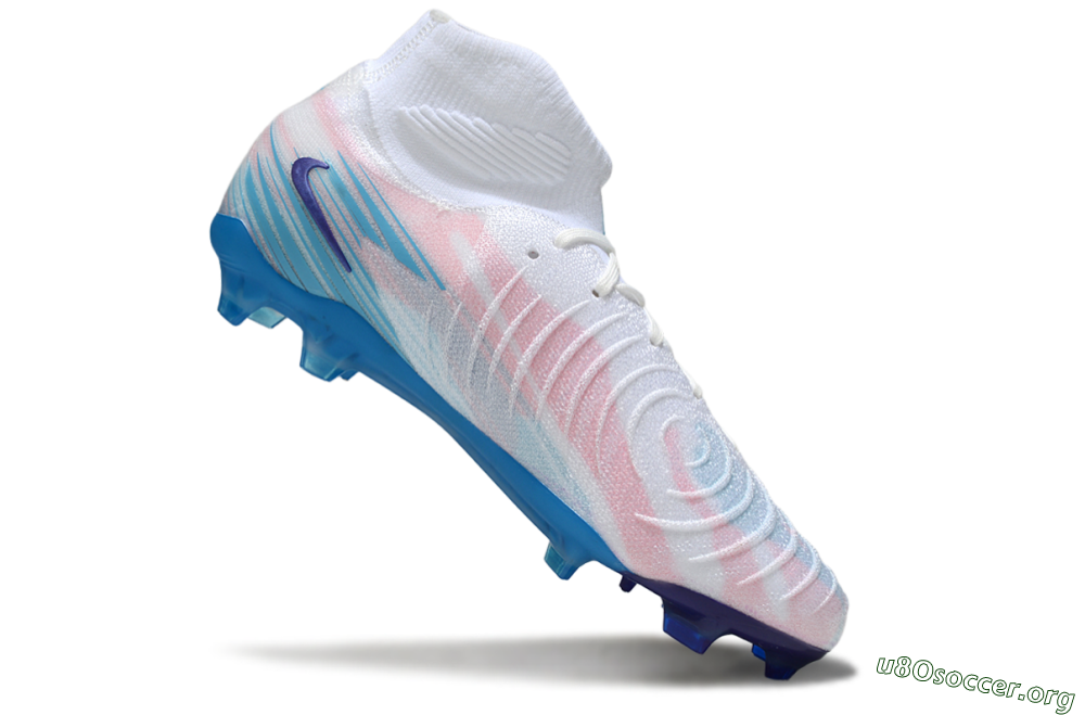 Nike Phantom Luna Elite FG Football Boots - Pink/White/Blue 4
