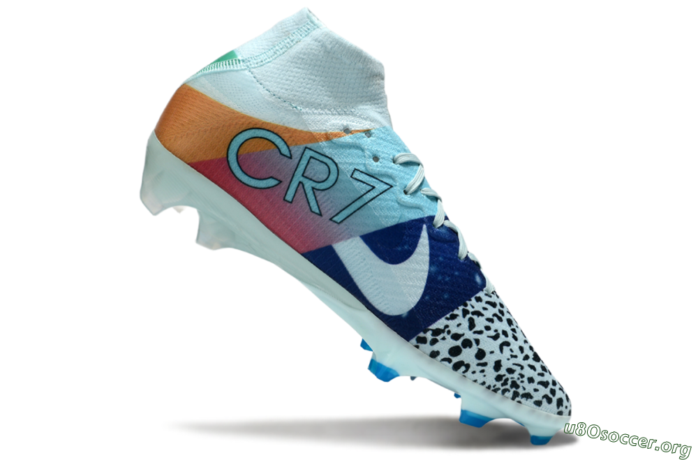 Nike Air Zoom Mercurial Superfly 10 Elite FG Football Boots - Blue/Red/Black 4