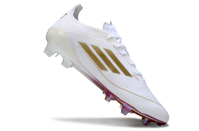 Adidas F50 Pro FG Football Boots - White/Red/Gold