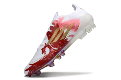 Adidas F50 Pro FG Football Boots - White/Red/Gold