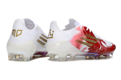 Adidas F50 Pro FG Football Boots - White/Red/Gold