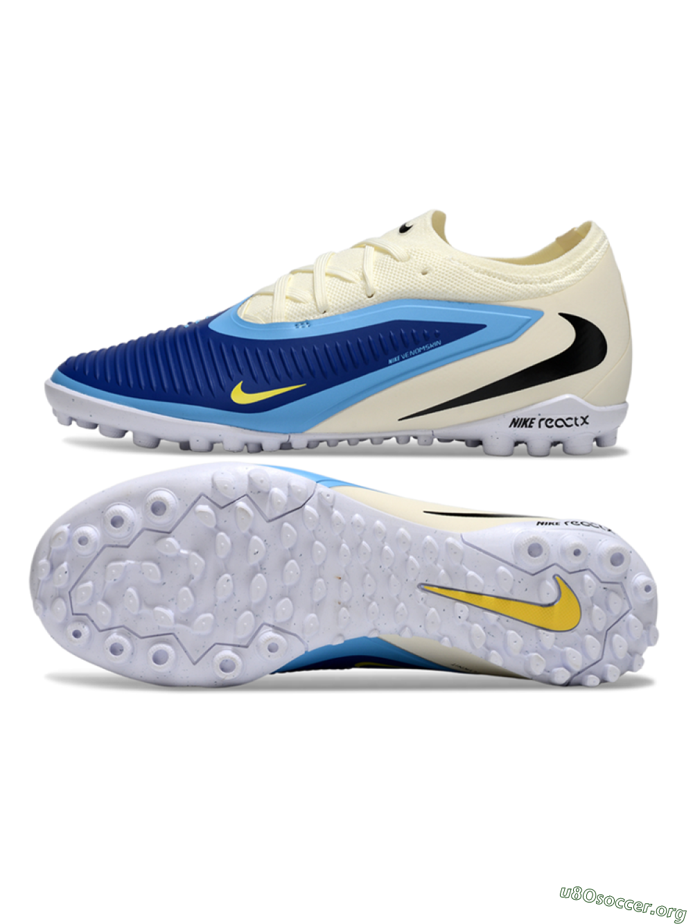Nike Phantom 6 Low Elite TF Football Shoes - Blue/White/Black 1