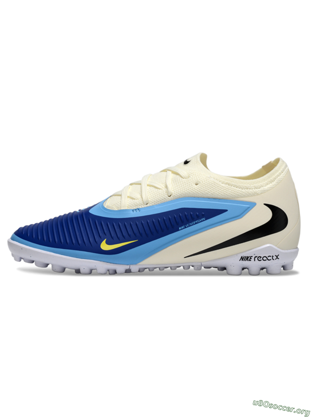 Nike Phantom 6 Low Elite TF Football Shoes - Blue/White/Black 3