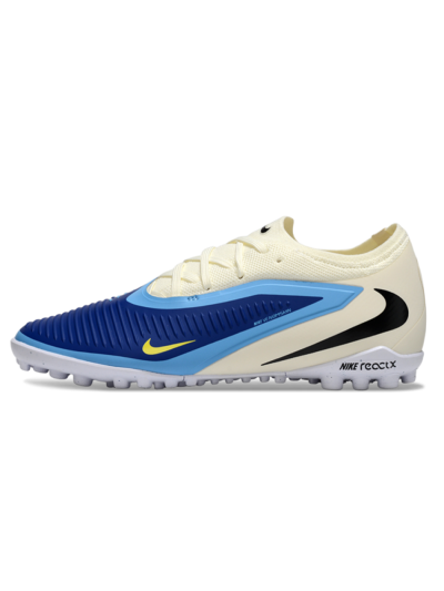 Nike Phantom 6 Low Elite TF Football Shoes - Blue/White/Black