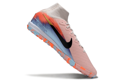 Nike Air Zoom Mercurial Superfly 10 Elite TF Football Shoes - Pink/Red/Blue