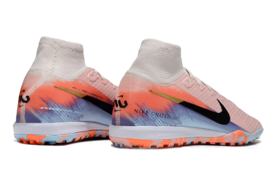 Nike Air Zoom Mercurial Superfly 10 Elite TF Football Shoes - Pink/Red/Blue