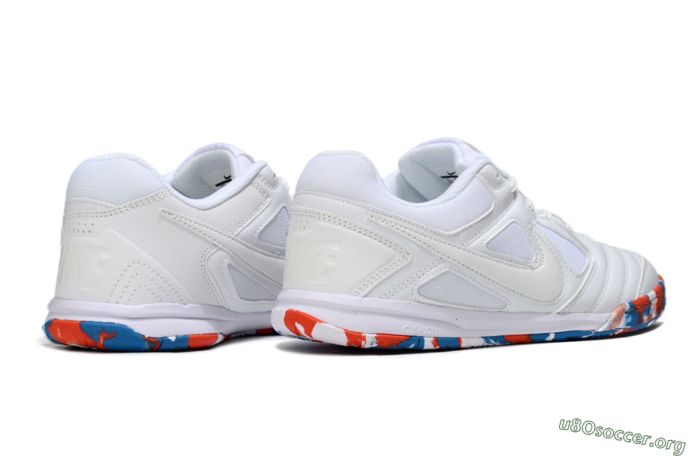 Supreme x Nike SB Gato IC Football Shoes - White/Blue/Red 6