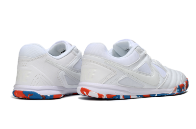 Supreme x Nike SB Gato IC Football Shoes - White/Blue/Red