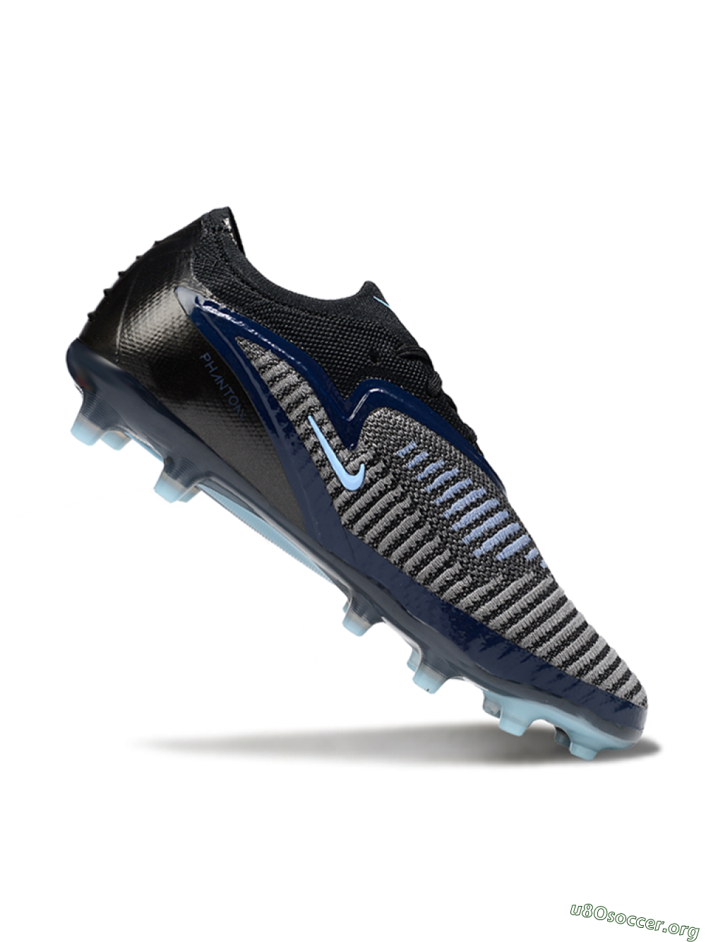 Nike Phantom 6 Low Elite AG Football Boots - Grey/Black/Jade 4