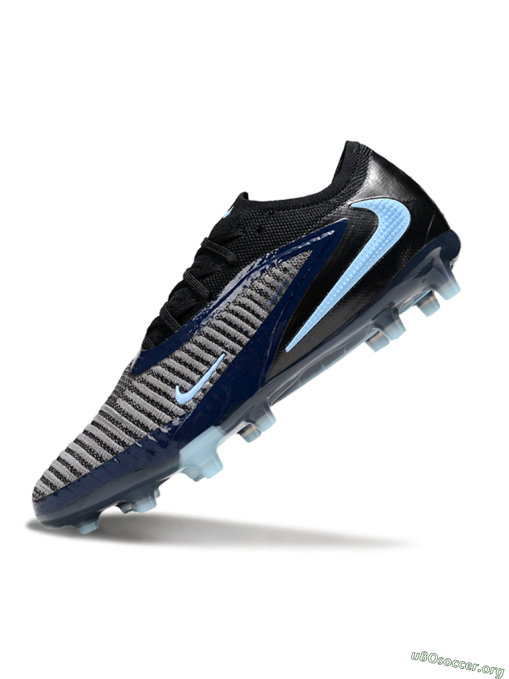Nike Phantom 6 Low Elite AG Football Boots - Grey/Black/Jade 5