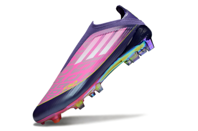 Adidas F50 Elite Laceless FG Football Boots - Pink/Purple/Yellow