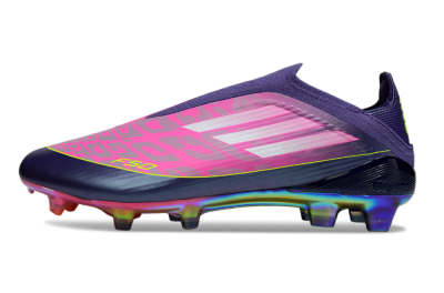 Adidas F50 Elite Laceless FG Football Boots - Pink/Purple/Yellow