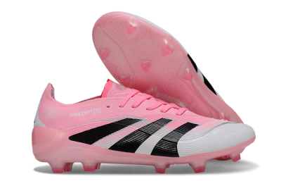 Adidas Predator 25 Elite FG Football Boots - Pink/White/Black