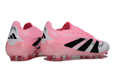 Adidas Predator 25 Elite FG Football Boots - Pink/White/Black