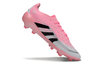 Adidas Predator 25 Elite FG Football Boots - Pink/White/Black