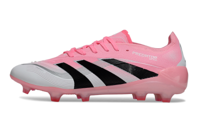 Adidas Predator 25 Elite FG Football Boots - Pink/White/Black