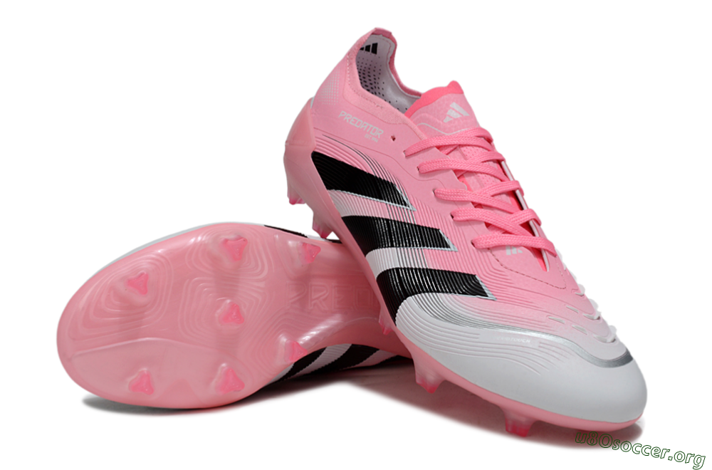 Adidas Predator 25 Elite FG Football Boots - Pink/White/Black 0