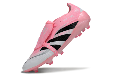 Adidas Predator 25 Foldover Tongue FG Football Boots - Pink/White/Black