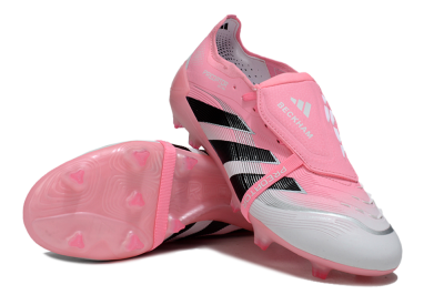 Adidas Predator 25 Foldover Tongue FG Football Boots - Pink/White/Black