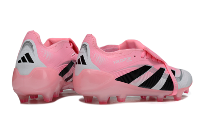 Adidas Predator 25 Foldover Tongue FG Football Boots - Pink/White/Black