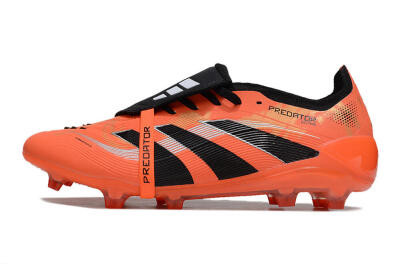 Adidas Predator 25 Foldover Tongue FG Football Boots - Red/Black/White