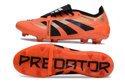 Adidas Predator 25 Foldover Tongue FG Football Boots - Red/Black/White