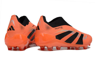 Adidas Predator 25 Elite Laceless FG Football Boots - Red/Black/White