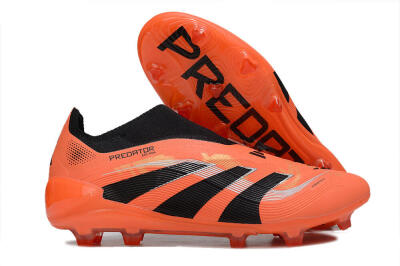 Adidas Predator 25 Elite Laceless FG Football Boots - Red/Black/White