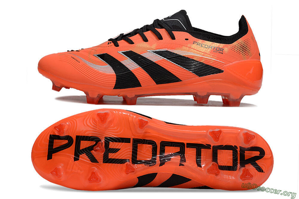 Adidas Predator 25 Elite FG Football Boots - Red/Black/White 1