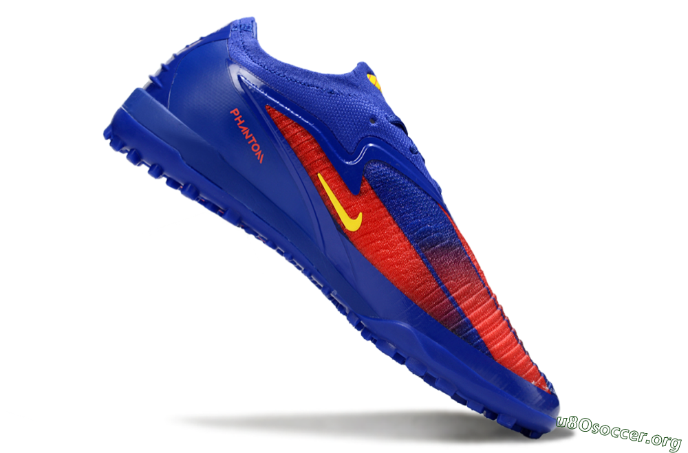 Nike Phantom 6 Low Elite TF Football Shoes - Blue/Red/Yellow 4