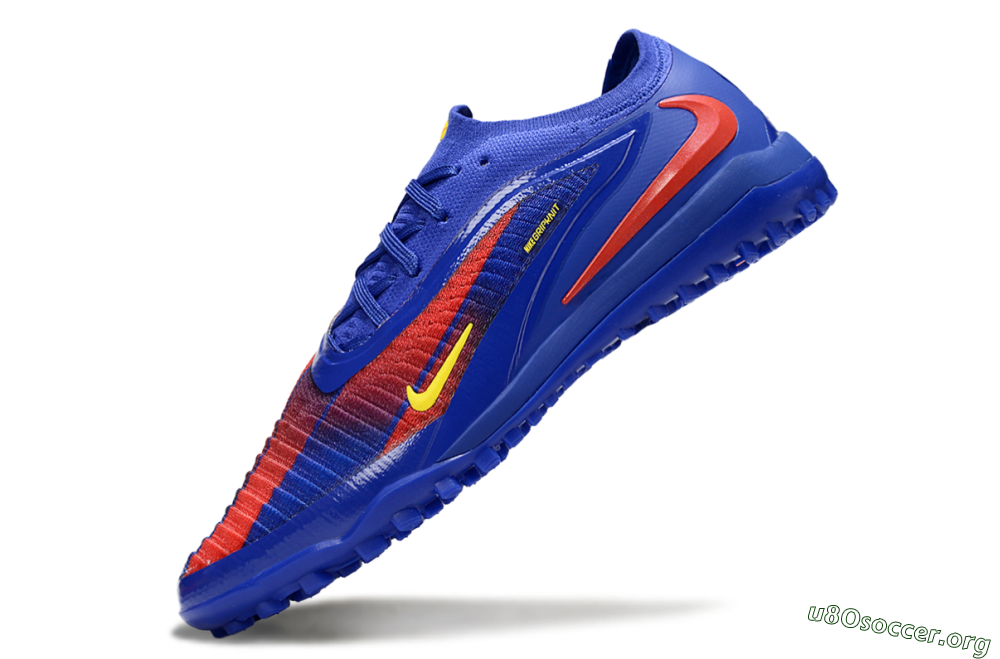 Nike Phantom 6 Low Elite TF Football Shoes - Blue/Red/Yellow 5