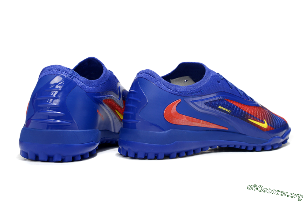 Nike Phantom 6 Low Elite TF Football Shoes - Blue/Red/Yellow 6