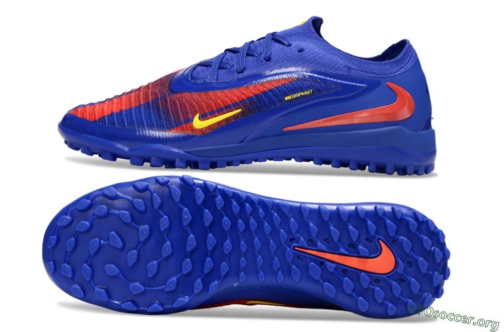 Nike Phantom 6 Low Elite TF Football Shoes - Blue/Red/Yellow 1