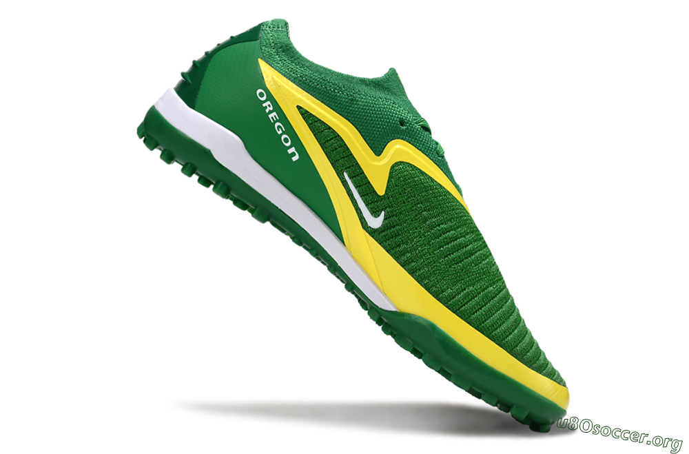 Nike Phantom 6 Low Elite TF Football Shoes - Green/Yellow/White 4