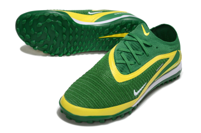 Nike Phantom 6 Low Elite TF Football Shoes - Green/Yellow/White