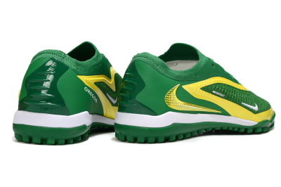 Nike Phantom 6 Low Elite TF Football Shoes - Green/Yellow/White