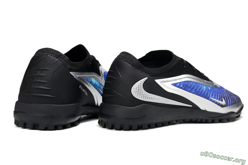 Nike Phantom 6 Low Elite TF Football Shoes - Blue/Silver/Black 6