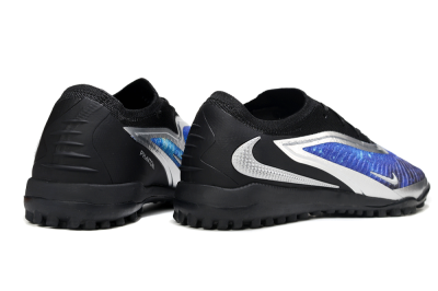 Nike Phantom 6 Low Elite TF Football Shoes - Blue/Silver/Black